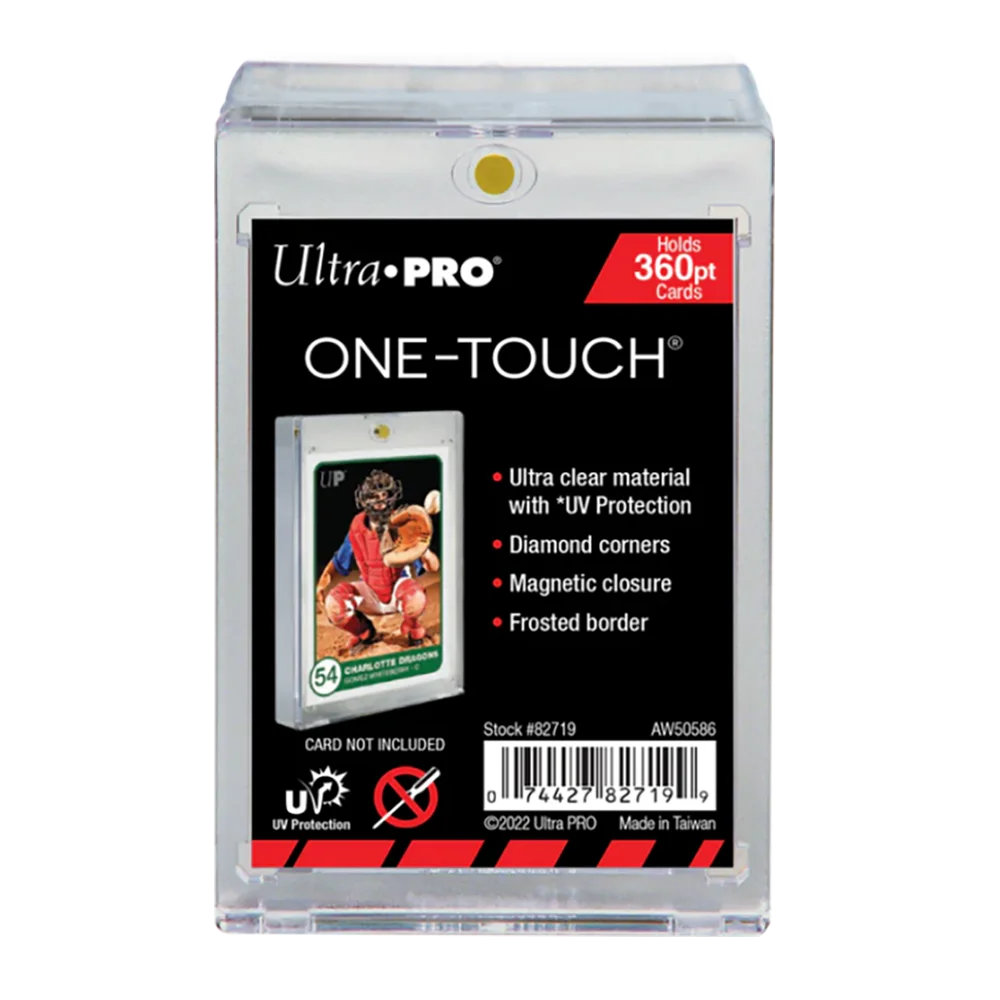 Ultra Pro TCG UV ONE-TOUCH Magnetic Holder 35/55/75/100/130/180/200/260 Rookie Black Frame Card Protectors Multiple Options playing cards board games card protectors sleeves trading card binder game cards card album card deck box collectible cards anime cards card sleeves holder