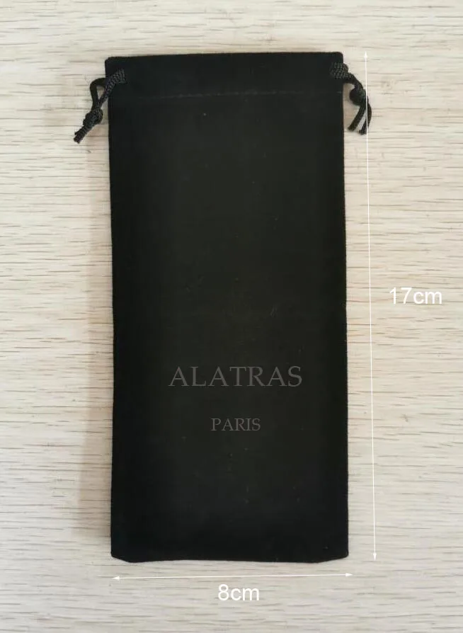 2000 Pieces Customised Logo 8x17cm Drawstring Black Velvet Bags Pouches Printed With Gray Logo Express Shipping med 2000 rus портативный ирригатор полости рта ag 707 black 3 насадки 4 режима работы