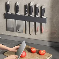 Kitchen Multifunctional Knife Holder for Wall No Drilling Incl Self Adhesive Tape Wall Mounted Rack Used To Store Cutting Tools 1