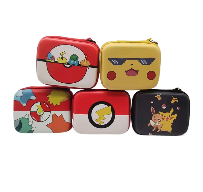 

Pokemons Card Storage Bag Large Capacity Game Card Storage Box Fairy Ball Shape Children's Game Peripheral Toys Birthday Gift