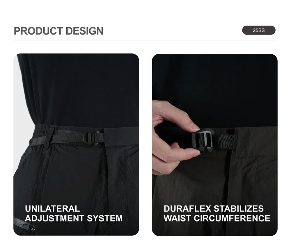 Reindee Lusion 25ss Toray metal nylon dwr shorts quick dry breathable fabric 3d pockets elastic waist molle techwear gorpcore