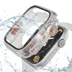 Durable Hard PC Bumper Screen Protector Case - 40mm series654SE (Waterproof Trans)