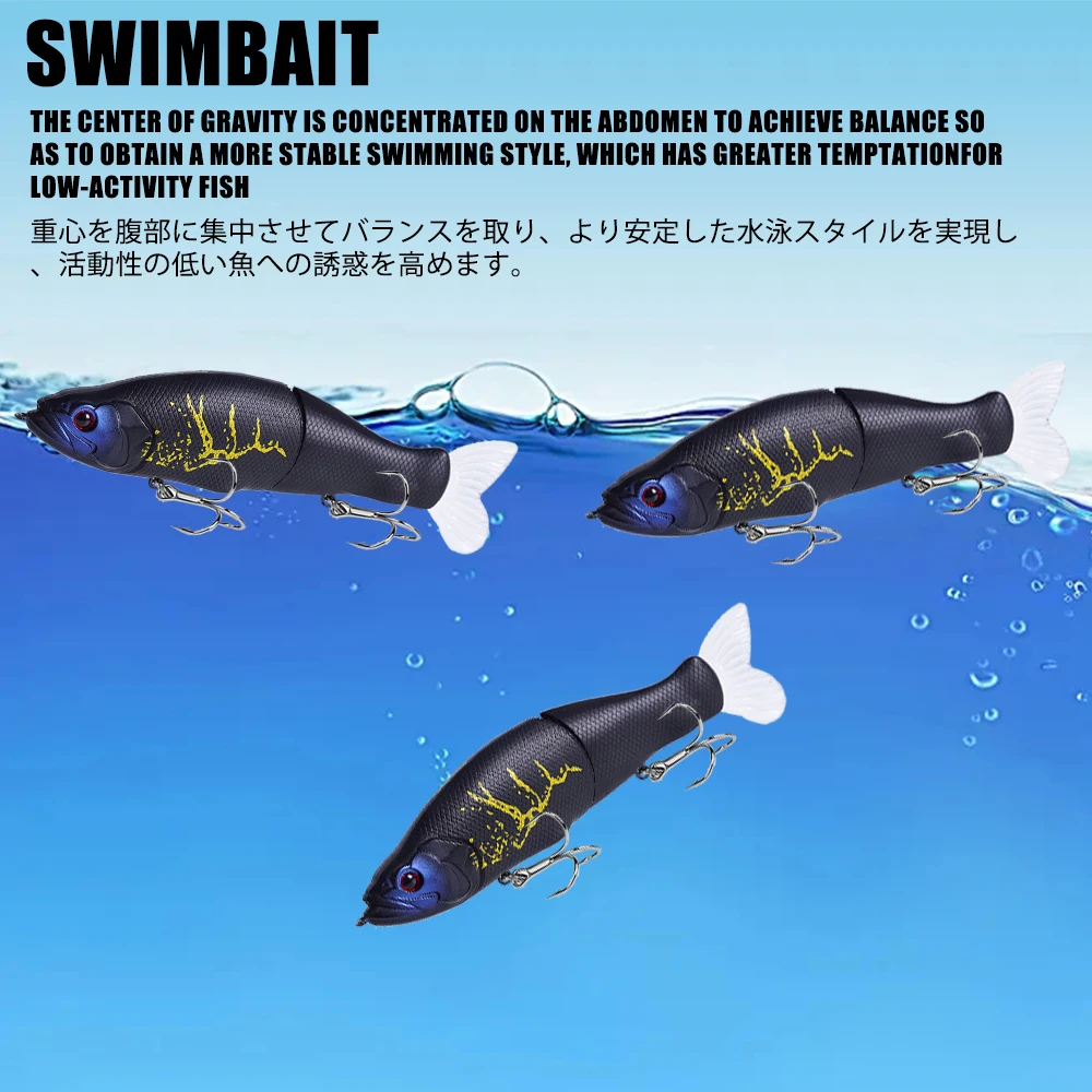 Slow Sinking SwimBaits Fishing Lures 6
