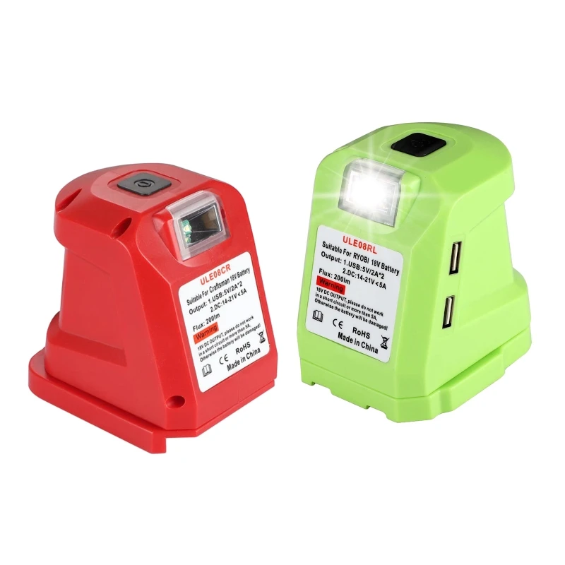 

DC14.4-18V Adapter Dual USB for ryobi 18v Lithium-ion Dropship