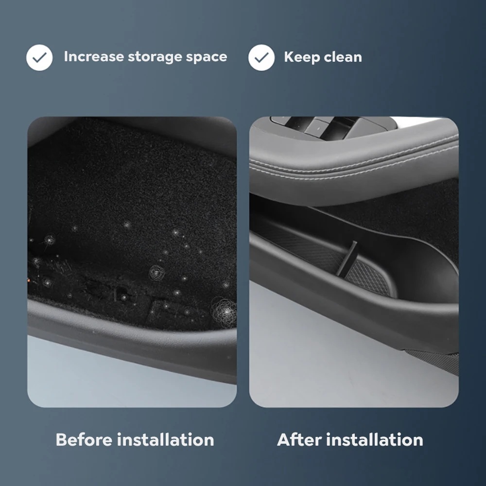 صندوق تخزين على جانب باب السيارة TPE ، صينية أمامي...