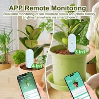 Zigbee Soil Tester Moisture Fertility Humidity Temperature Meter Luminance Sensor Home Automation For Tuya Smart Life Z2MQTT - Image 2