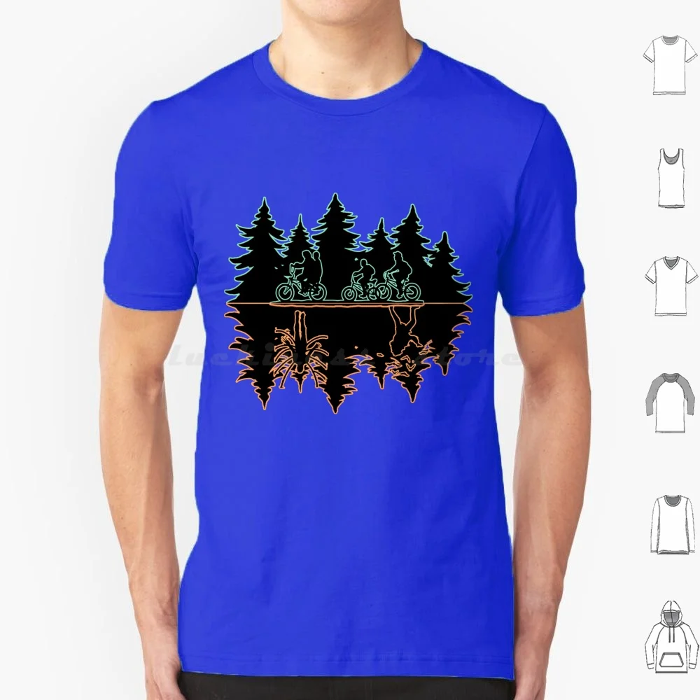 thumbnail image 1 of ( The Upside Down ) 2 T Shirt 6xl Cotton Cool Tee Things Stranger Will Byers Mike Eleven Lucas Dustin 80s Hawkins Netflix 1980s, 1 of 5