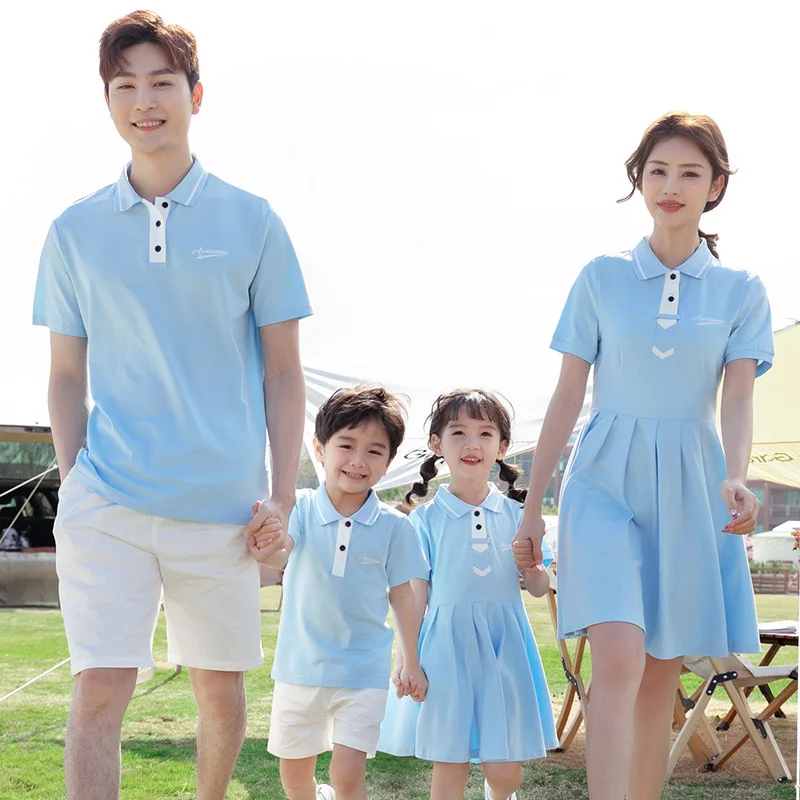 Mother Daughter Father Son Clothes for The Whole Family Look 2023 Summer  Fashion Dad Baby Matching Outfits Mom Baby Girls Dress - AliExpress