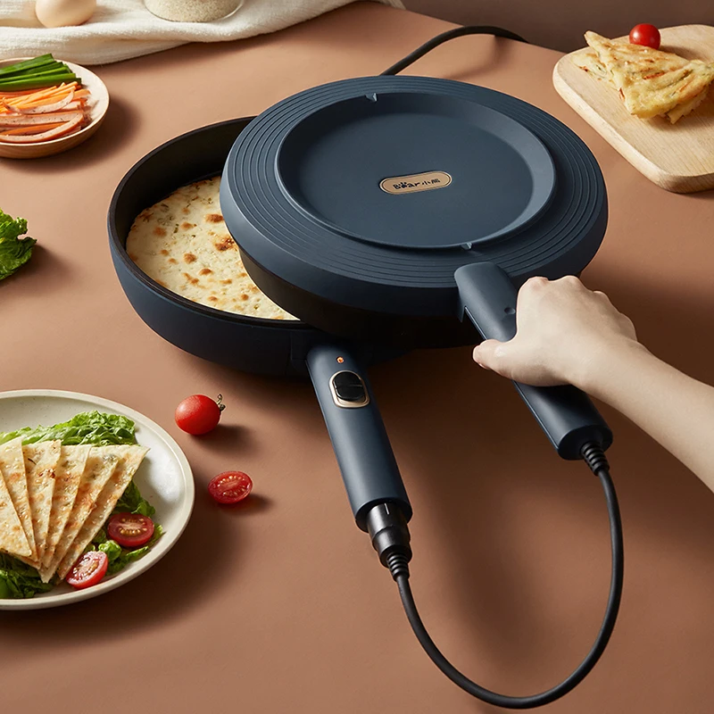 Bear Electric Bakeware Doublesided Heating Crepe Maker Frying Pan