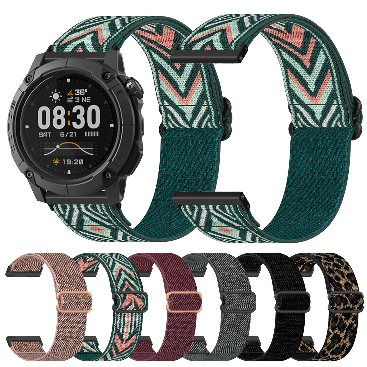 Multicolor Sport Nylon Wristband Replacement