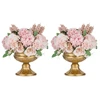 HOT SALE Metal Elegant Wedding Centerpieces Vase For Wedding Party Decoration,Trumpet Vase For Anniversary Ceremony(Golden,4 PCS 3