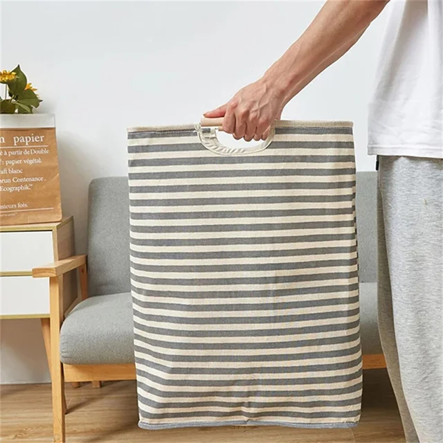 Large Capacity Collapsible Laundry Basket with Handles 5