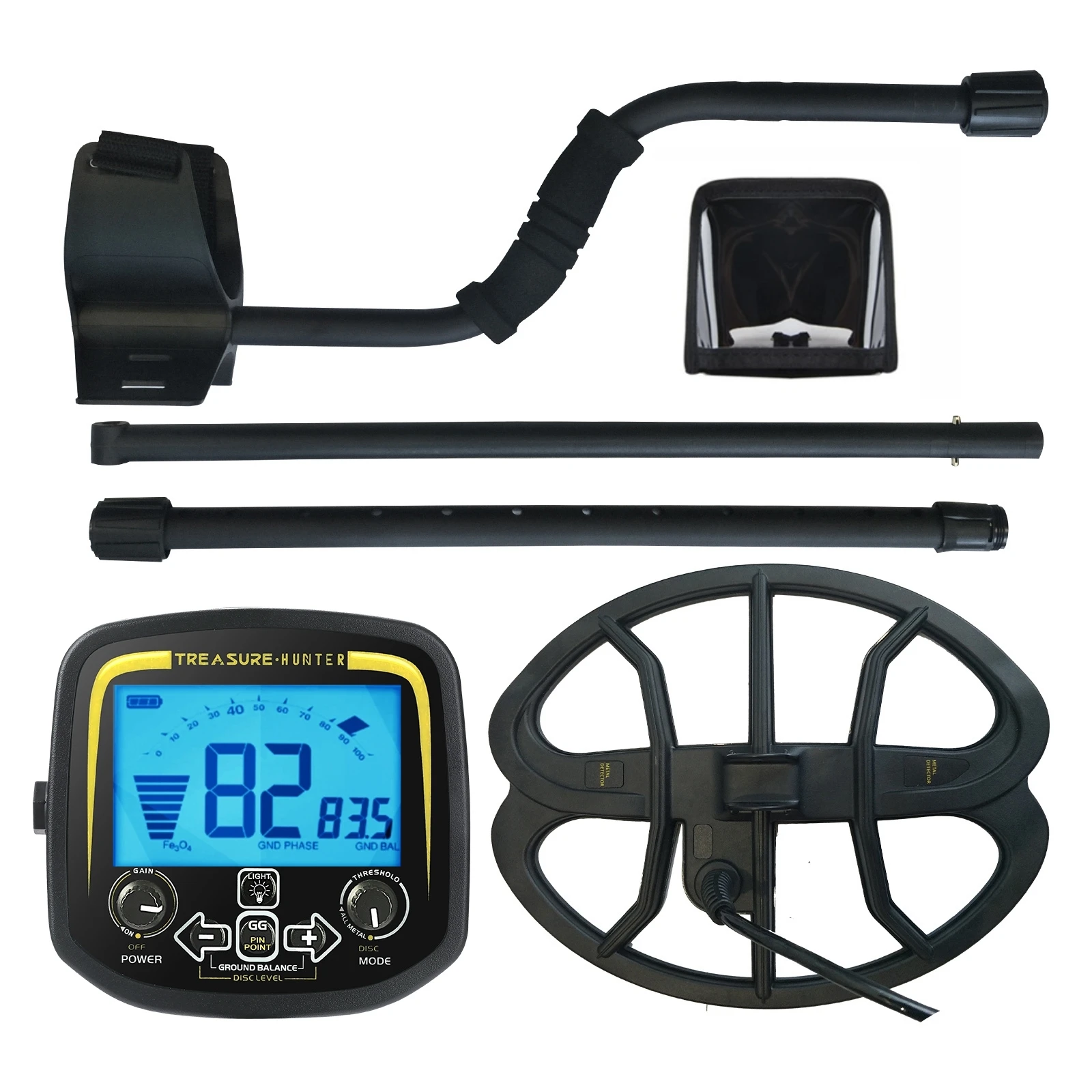 Treasure Hunter GX850 11inch Coil Metal Detector 850 Professional