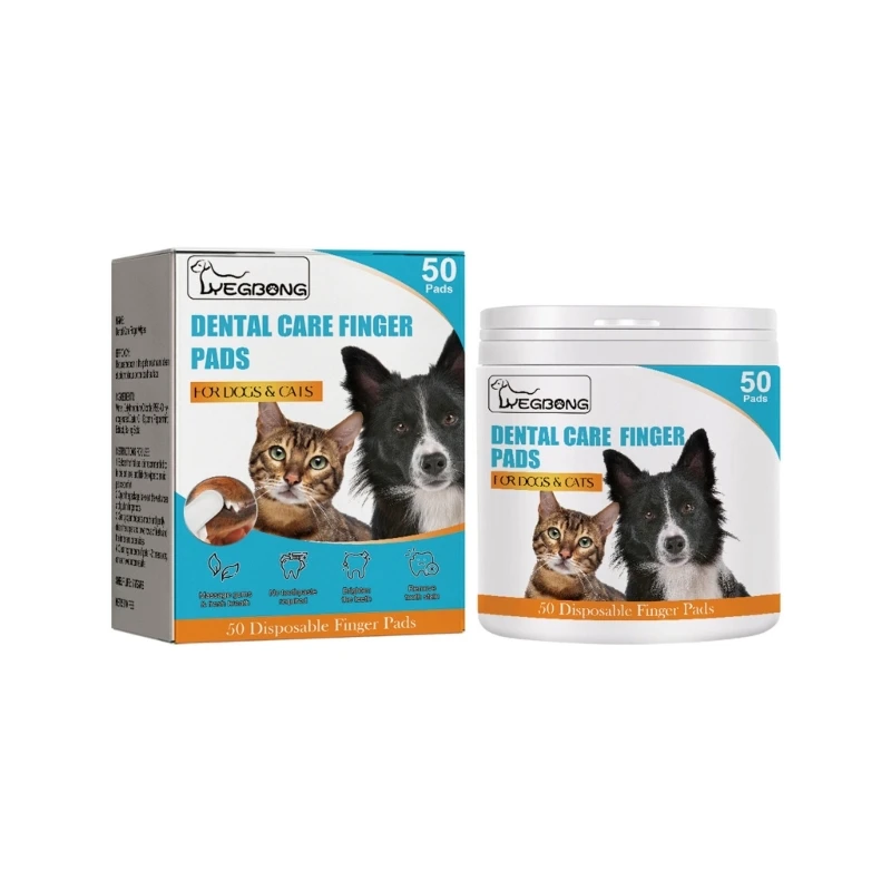 

Disposable Pet Dental Cleaning Wipes Teeth Cleaning Dog Cat Mouth Care Tool
