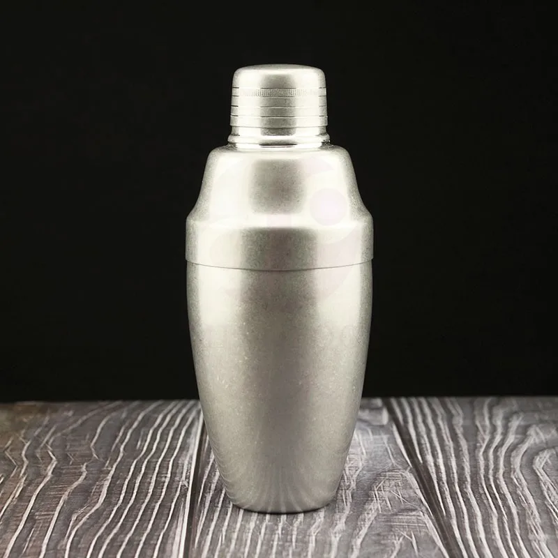 

500Ml Vintage Frosted Wine Blender Japanese Stainless Steel Shaker Etched Shaker