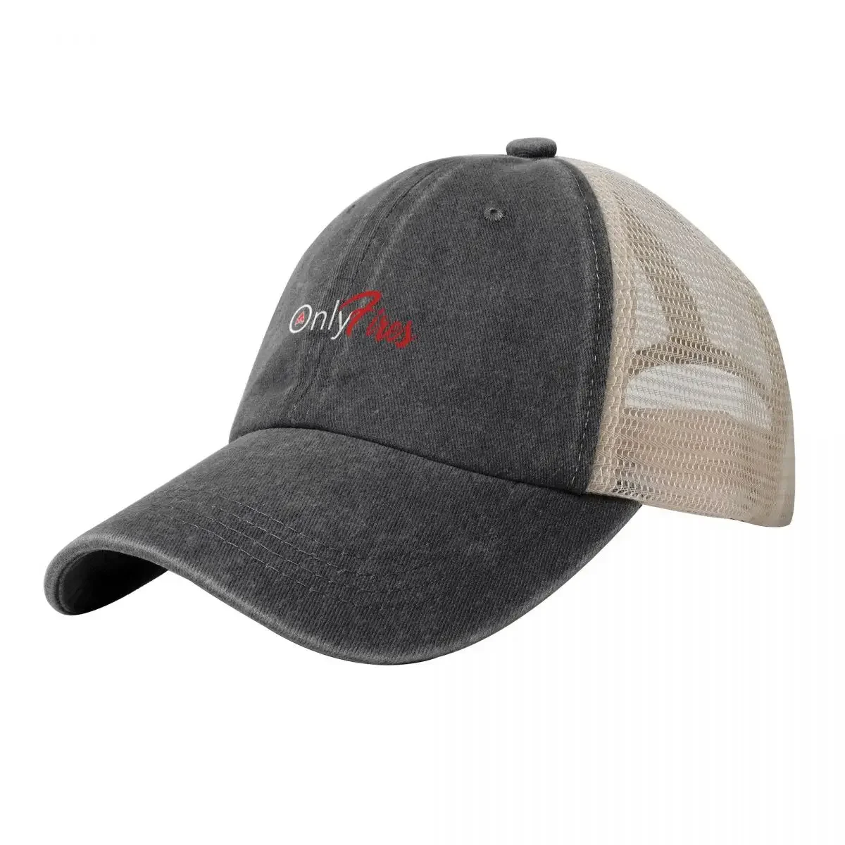 

Only Fires Cowboy Mesh Baseball Cap funny hat Hood Trucker Hats For Men Women's