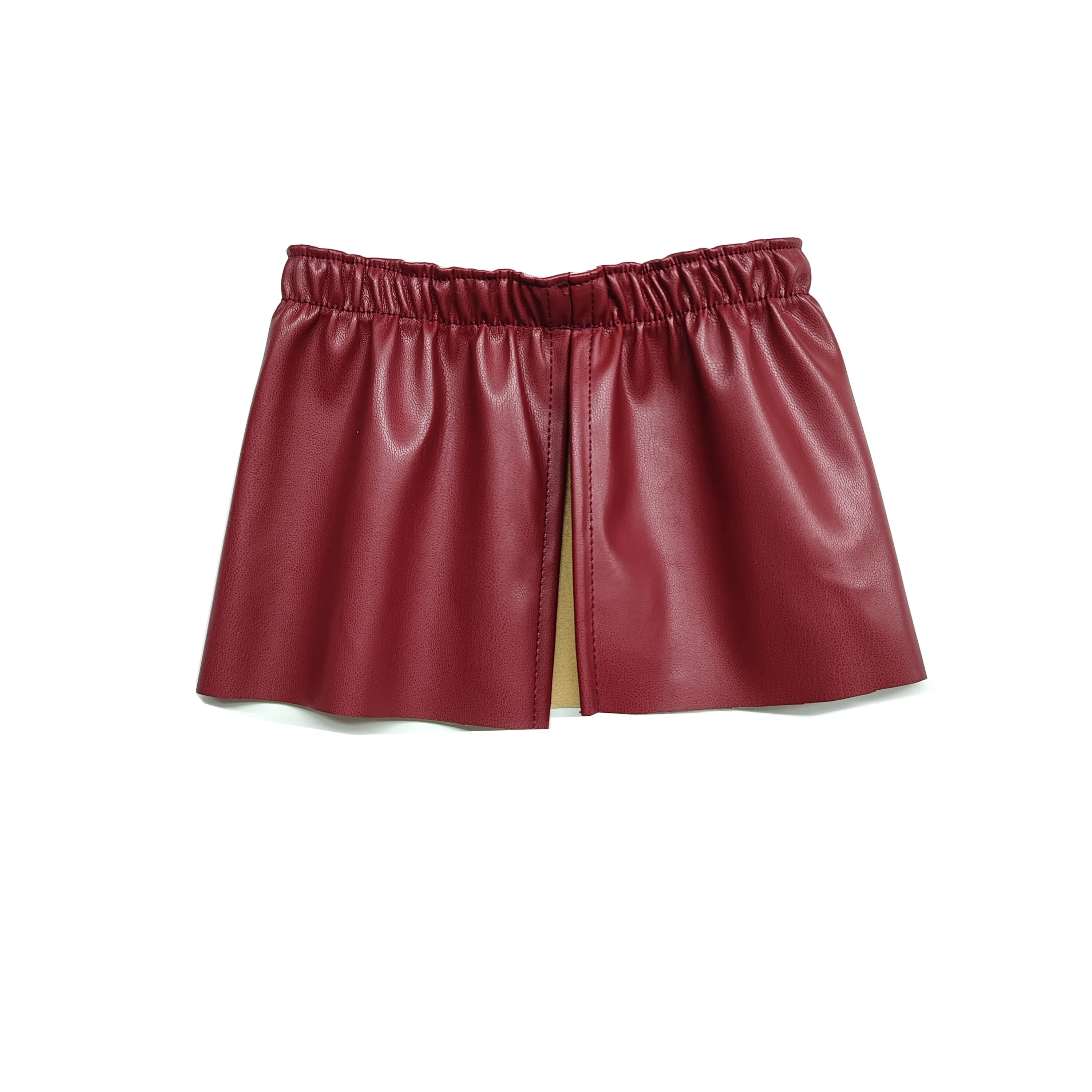 Seven Solid Colors Dog Leather Skirt Summer Autumn Wear High Quality Pet Clothing Suitable for Small Puppy Several Sizes