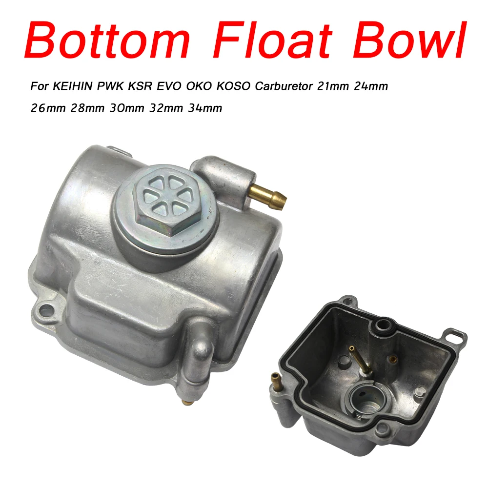 PWK-Motorcycle-Carburetor-Bottom-Float-Bowl-Fit-For-KEIHIN-PWK-KSR-EVO ...