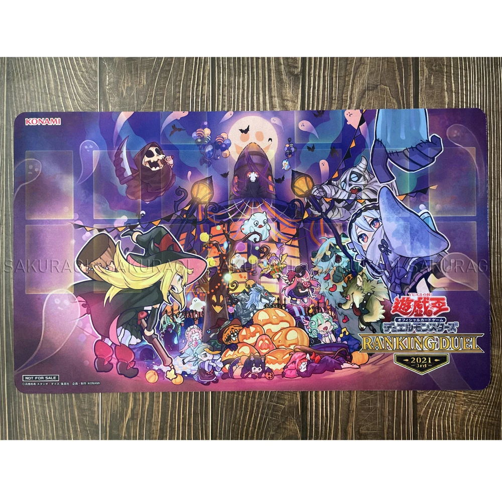 Yu-Gi-Oh Ghostrick Festival Card Pad Playmat Ygo Mat Mtg Kmc Tcg Yugioh Mat-301