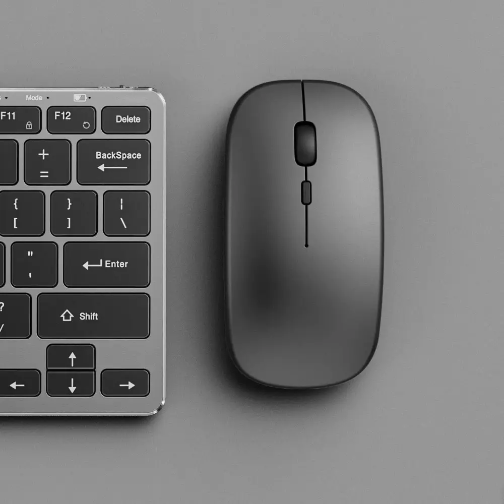 Portable Silent Wireless Mouse USB and Type-C Dual Mode 3 Adjustable DPI for Laptop Mac MacBook Android PC