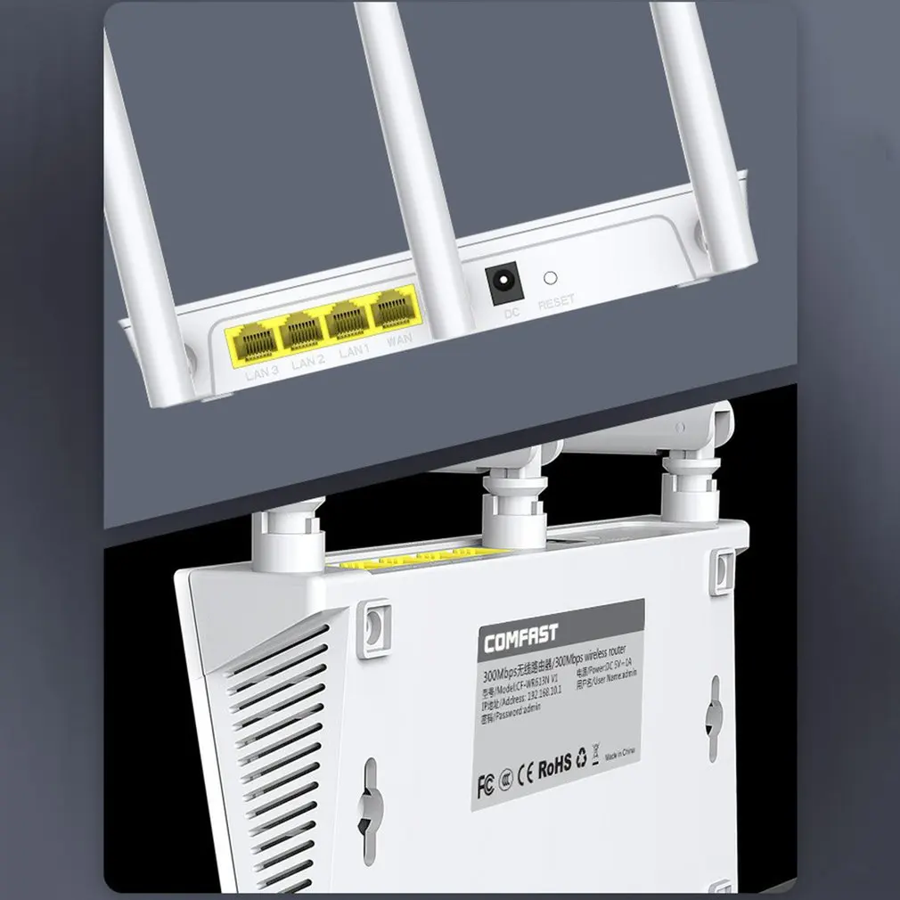 wireless routers Router WiFi CF-WR613N Dài Phạm Vi Phủ Sóng WiFi Nhà 300Mbps 2.4Ghz Bộ Khuếch Đại Các Bộ Định Tuyến Với 3 Độ Lợi Cao ăng Ten internet signal amplifier best buy