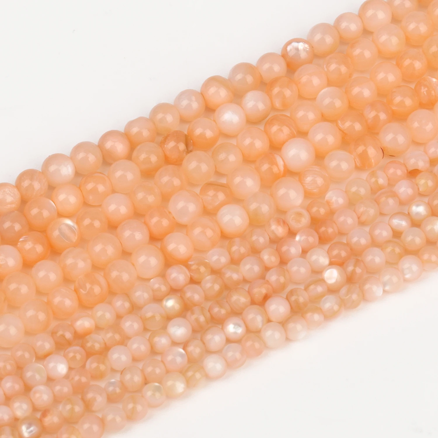 Vibrant Natural Freshwater Shell Beads