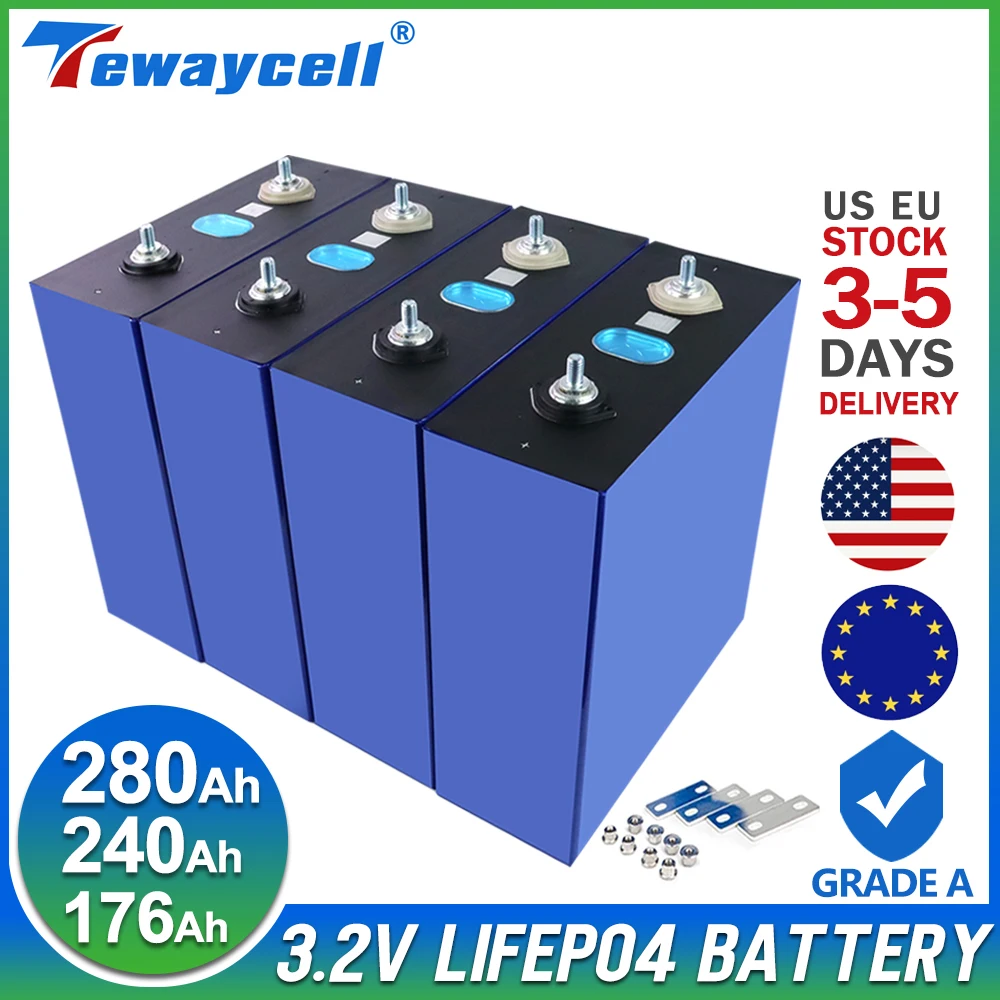 Новинка перезаряжаемая батарея класса А 280Ah 240Ah 176Ah Lifepo4 12V система хранения