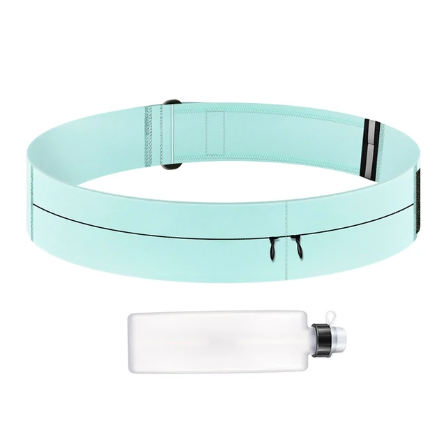 Running Belt Waist Bag with Water Bottle Women Sports Fanny Pack Men Phone Pouch Jogging Gym Bags Hydration Run Accessories