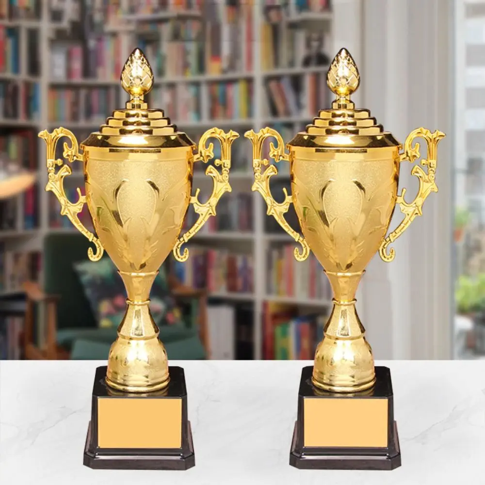Children's Gold Trophy Awards School Rewarding Supply Competition Soccer Winner Award Trophy Toy Plastic Model Small Prize Cup plastic trophy toys