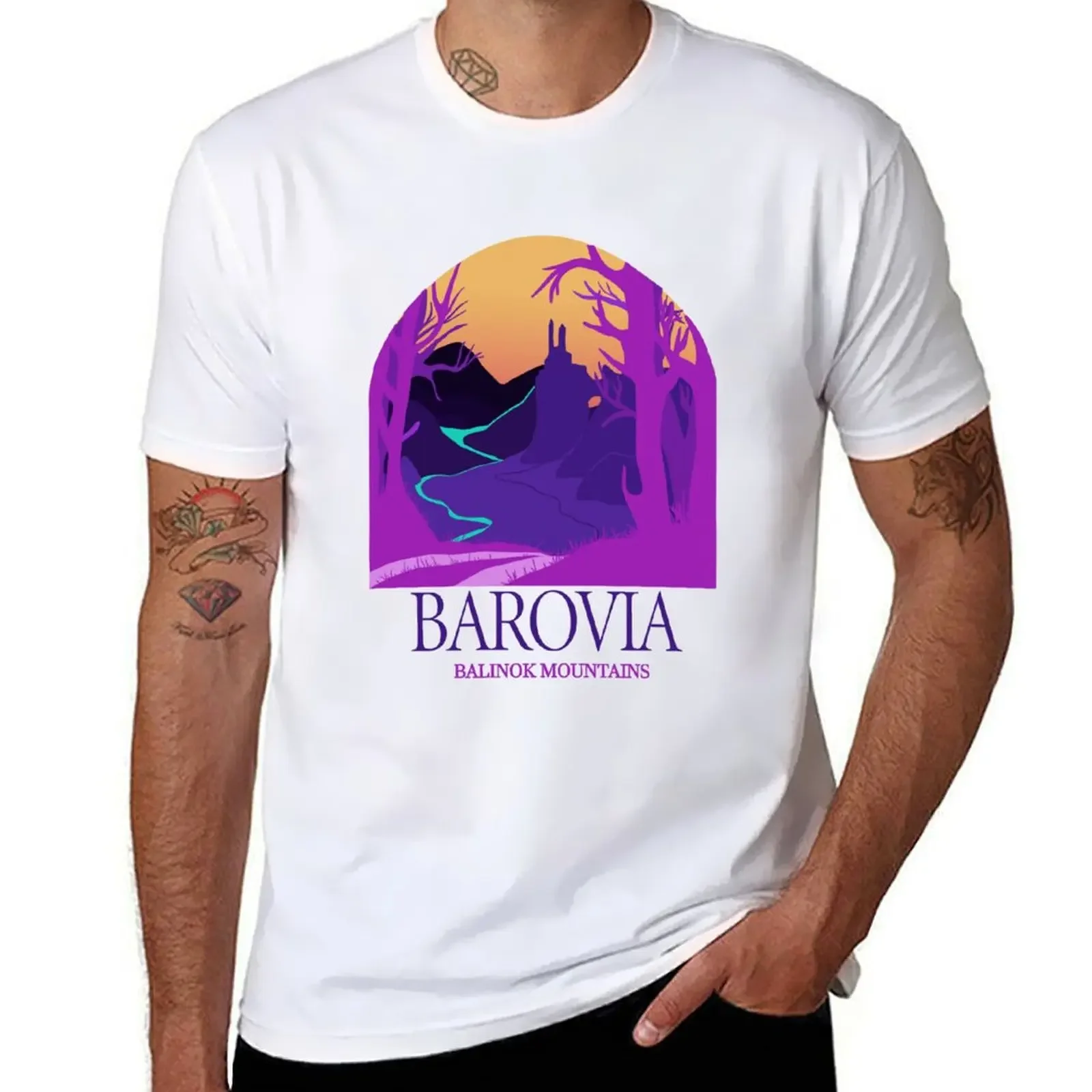 

Barovia T-shirt Aesthetic clothing blanks slim fit t shirts for men