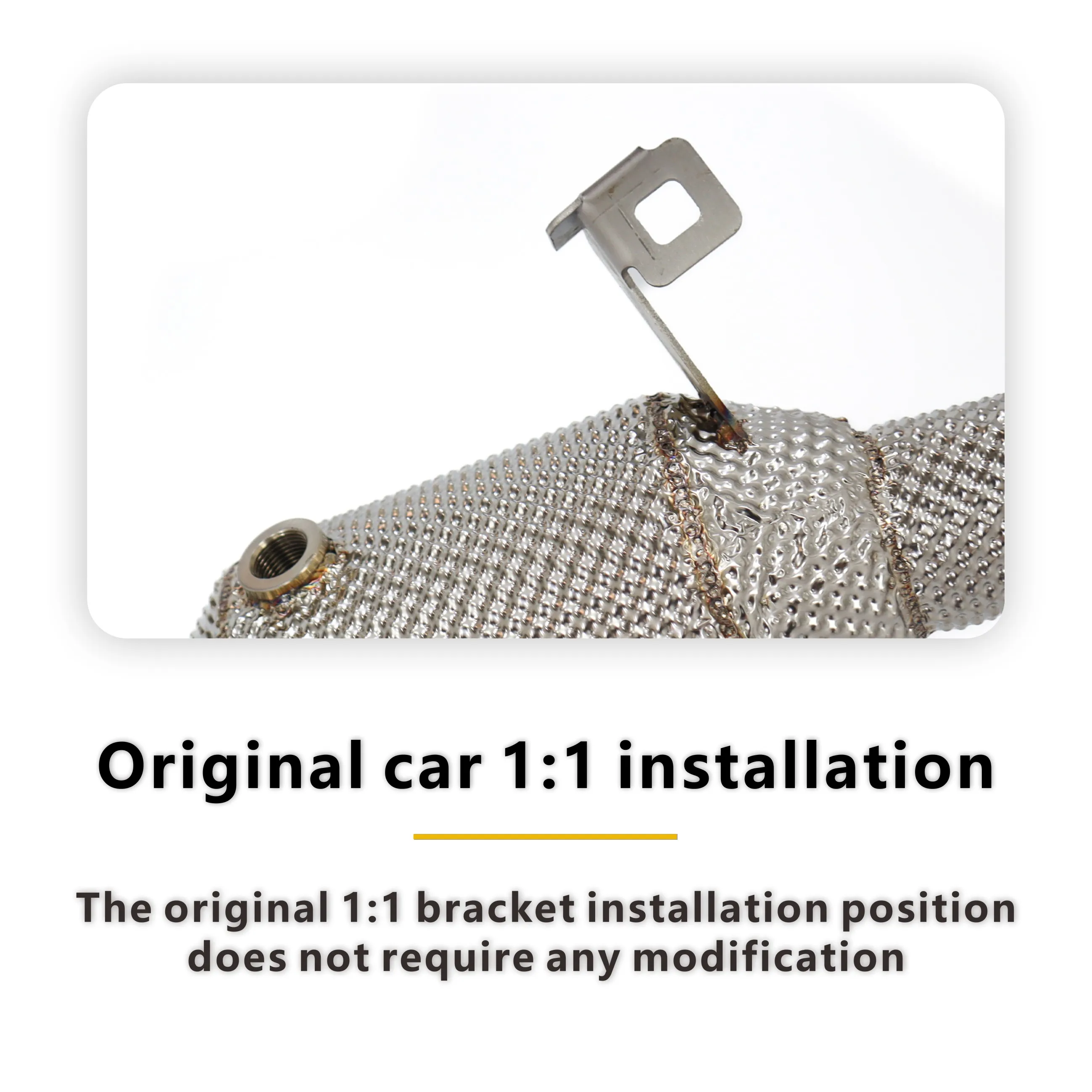 포르쉐 718 GT4 용 HMD 다운파이프, 배기 시스템, 스테인레스 스틸 성능 촉매 파이프, OPF 포함 자동차 액세서리, 4.0L