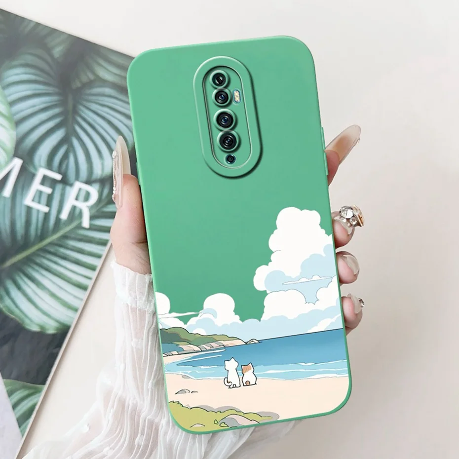 Cute Cartoon Soft Silicone Lens Protective Phone Case