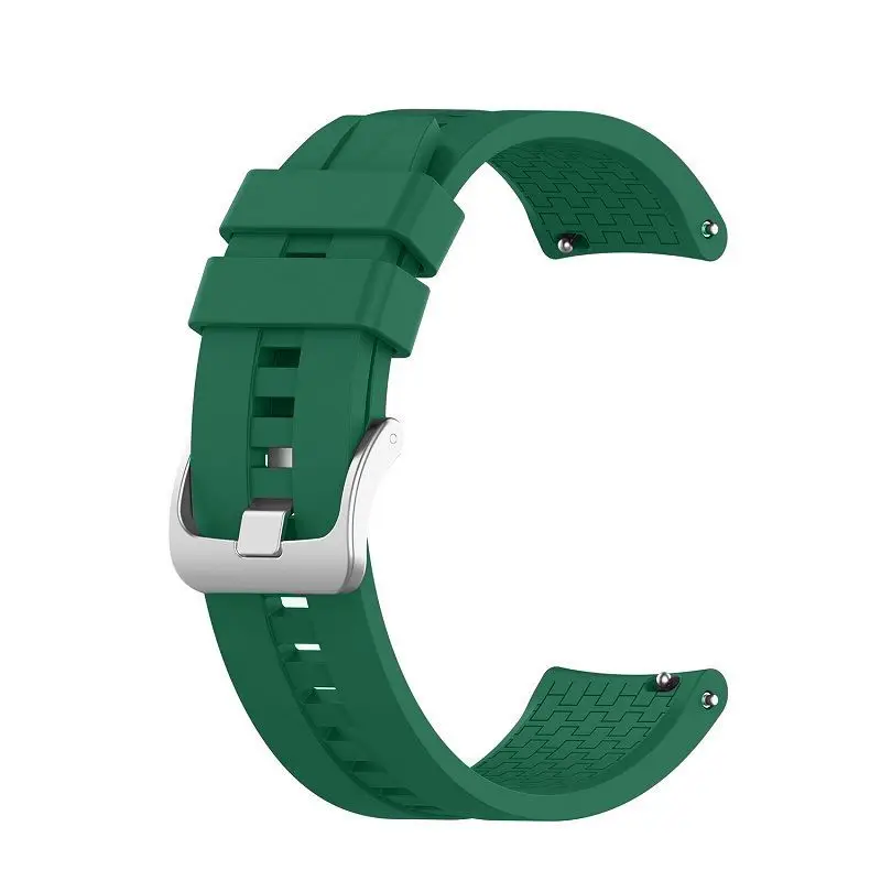 Premium 20mm Silicone Watch Band Strap - Vibrant Colors & Secure Fit