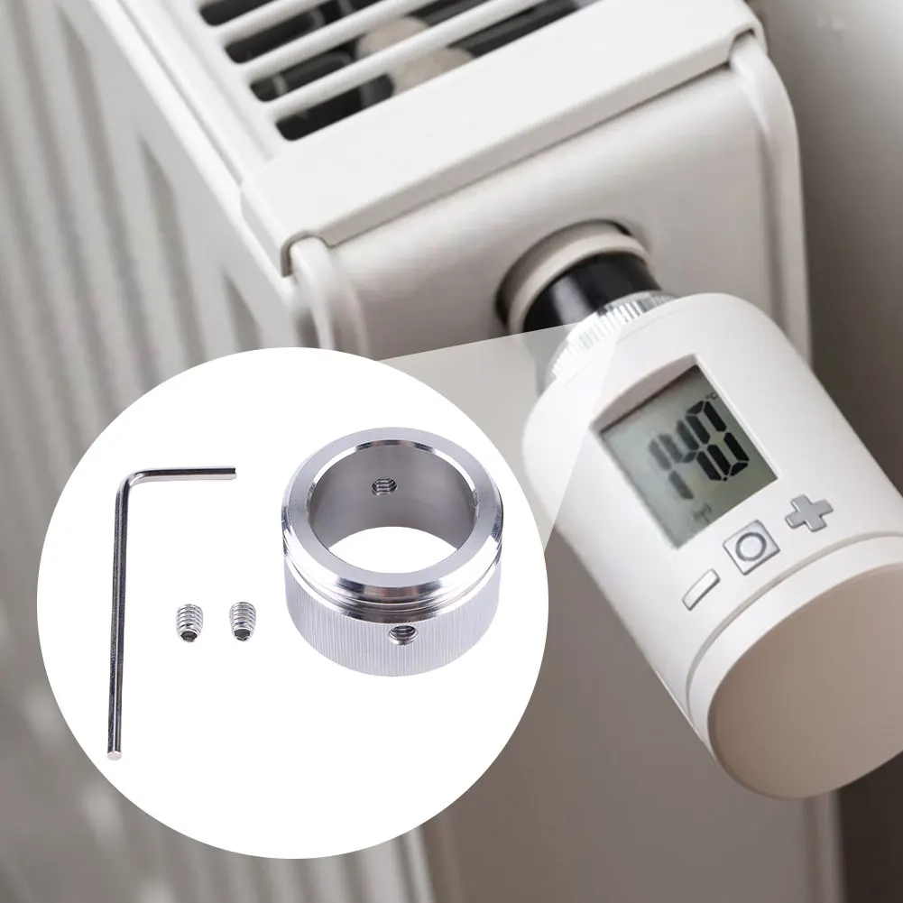 Radiator Valve Thermostat Head With Strips M30 X 1.5 Radiator Thermostat Adapter Radiator Accessories for Ra Rav Ravl Valve