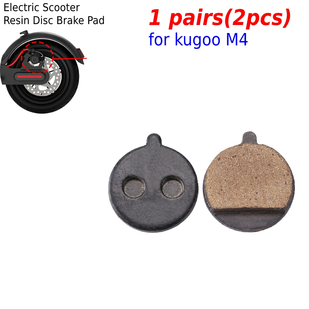 1-5Set 10 Zoll Elektrische Roller Bremsbeläge Tretroller Ersatz Teile für KUGOO Skateboard Faltrad Bremse pads – Detail 15