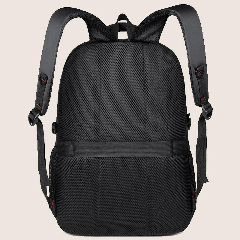 Durable men's commuting backpack - a stylish travel backpack suitable for university use, with large capacity, adjustable should