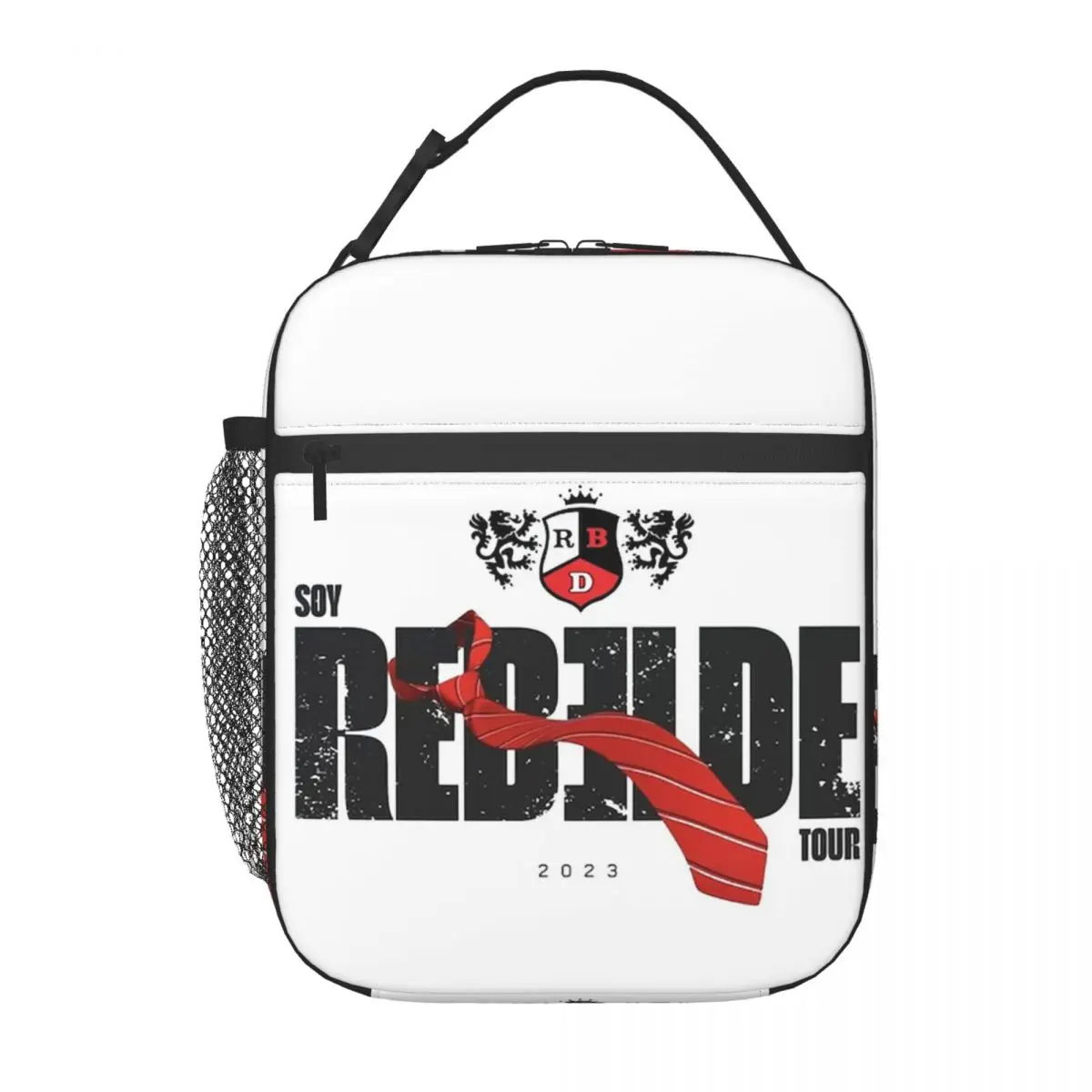 RBD Rebelde 여성용 멕시코산 절연 도시락 가방 어린이용 누수 방지 식품 상자 열 도시락 가방 토트백