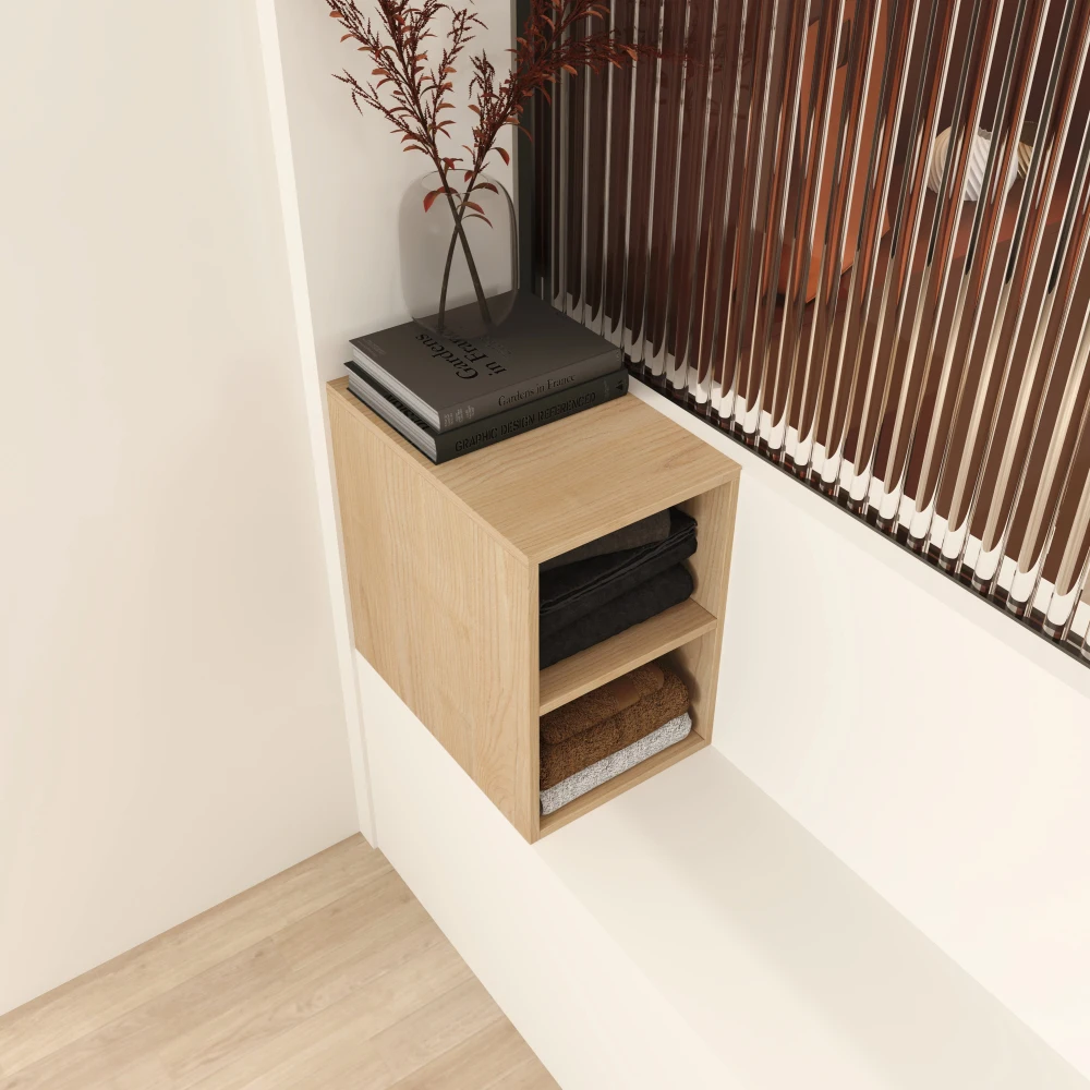 12 Inch Small Wall Mounted Storage Shelves, Suitable For Small Bathroom 2