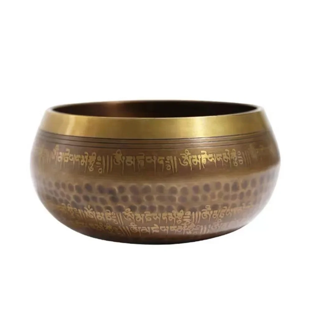 

Brass Tibetan Singing Bowls Genuine Buddhist Bowls Decorative Meditation Musical Instrument Sound Healing Buddhist Supplies