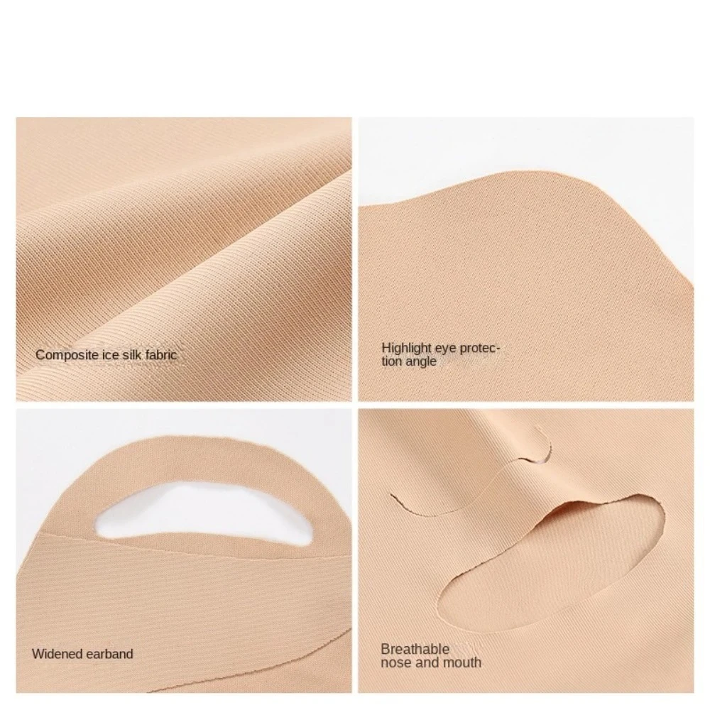 Breathable Ice Silk Washable Anti-UV Dustproof Face Mask
