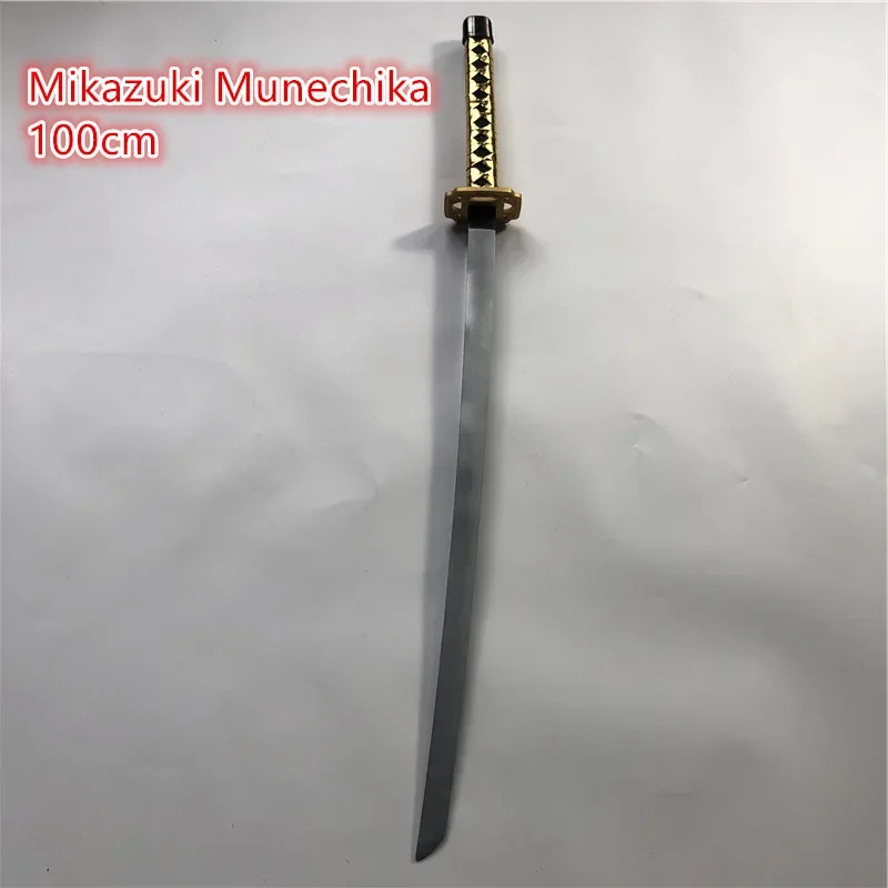 

Anime Cosplay Mikazuki Munechika sword Roronoa Zoro Sword Weapon Wood Ninja Knife 1:1 Samurai Sword Prop Toys 100cm