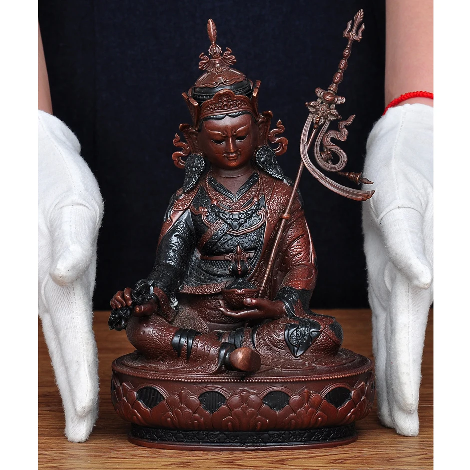 

Тибетский буддизм, Высококачественная статуя Будды Padmasambhava Guru rinpochi, домашний покровитель, безопасное здоровье, защита удачи