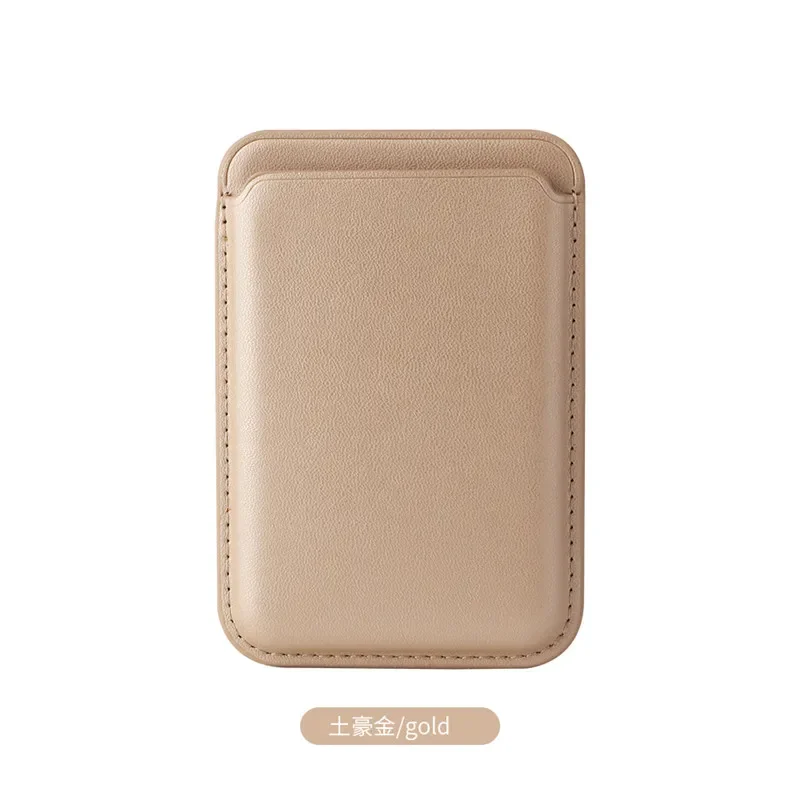 Magnetic Leather Wallet Card Holder and Phone Stand
