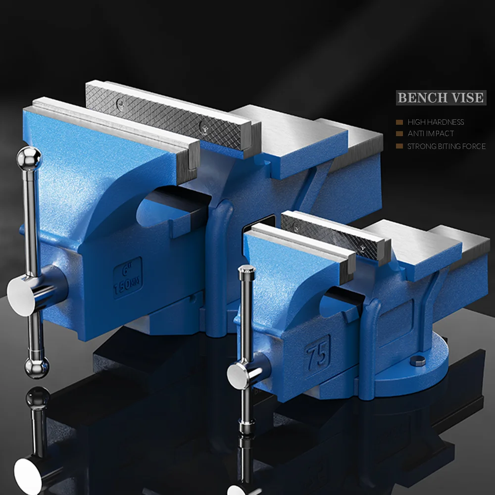Heavy duty bench vise industrial grade 4.5.6-inch vise suitable for CNC parts clamping 2