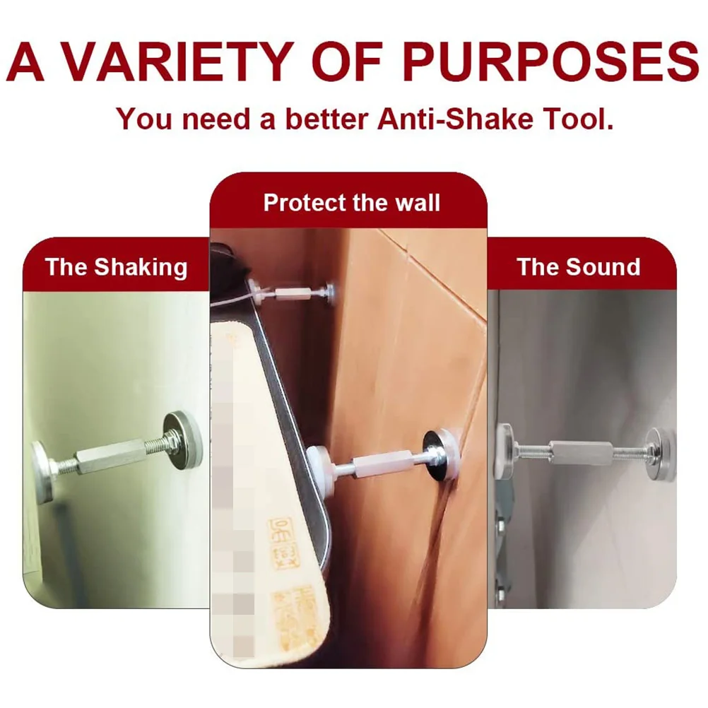 

Lifkome Sofa Bed Adjustable Bed Frame Anti Shake Tool Adjustable Threaded Headboard Stoppers Fixer Bedside Antishake