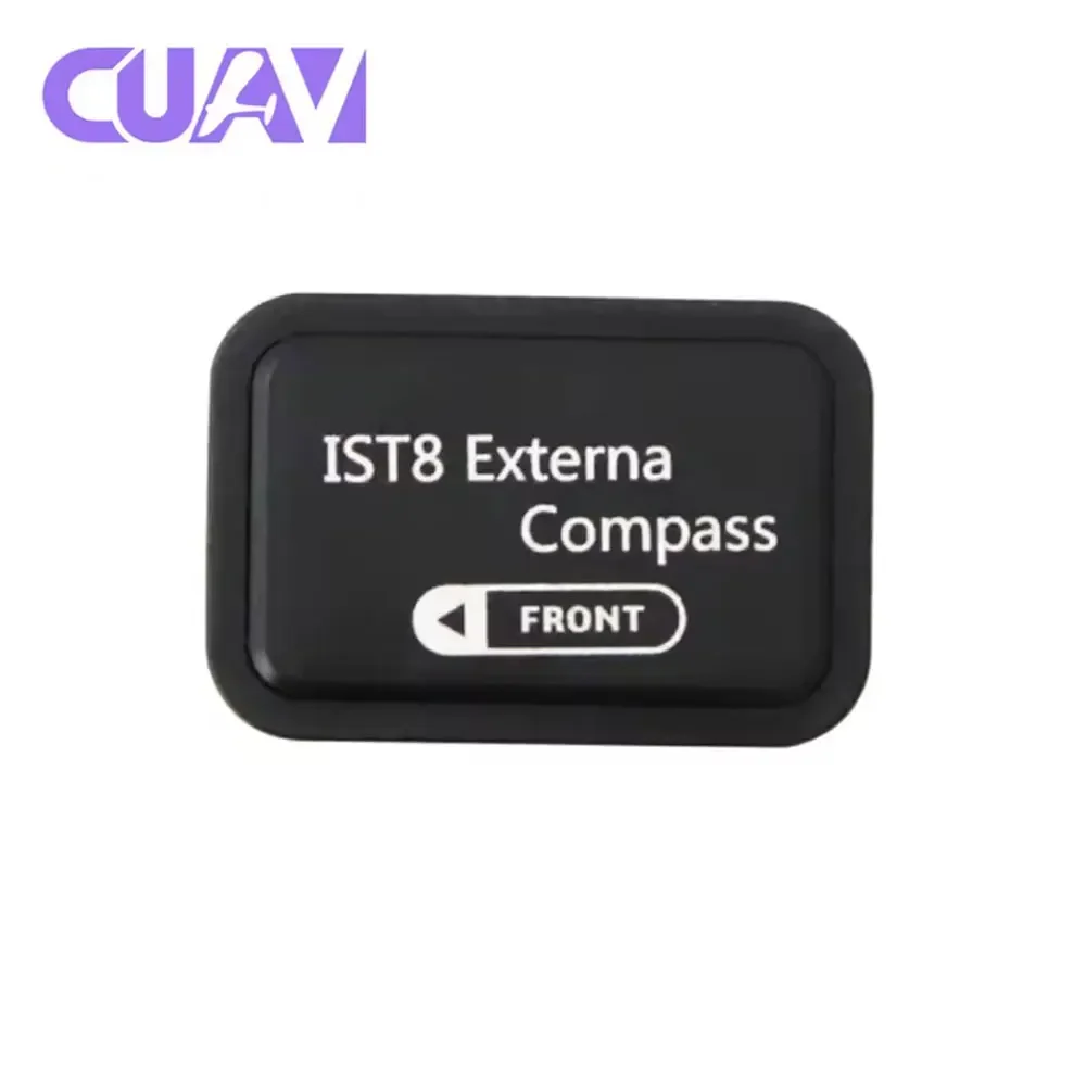 Module boussole IST8310 pour drone connecté à un contrôleur de vol Pixhawk via câble I2C.