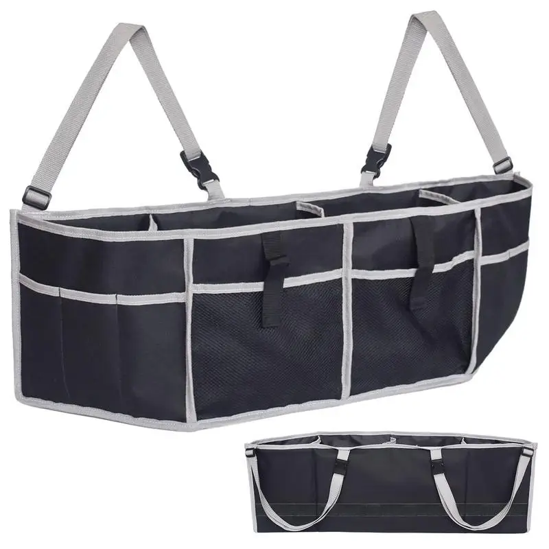 

Car Trunk Hanging Storage Bag Car Organizers And Storage With Multiple Pockets Car Backseat Kid Toy Storage Bag Car Accessories