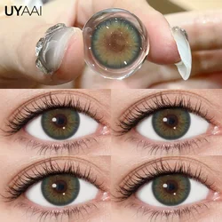 Vibrant Contact Lens Makeup - Red, Pink, Blue & Natural Black Colored Lenses (Emerald Green)