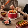 Non-stick Mini Electric Cooking Machine Multi-function Cooker Household Electric Cooking Pot 1.6L Electric Hot Pot Noodle Cooker 3