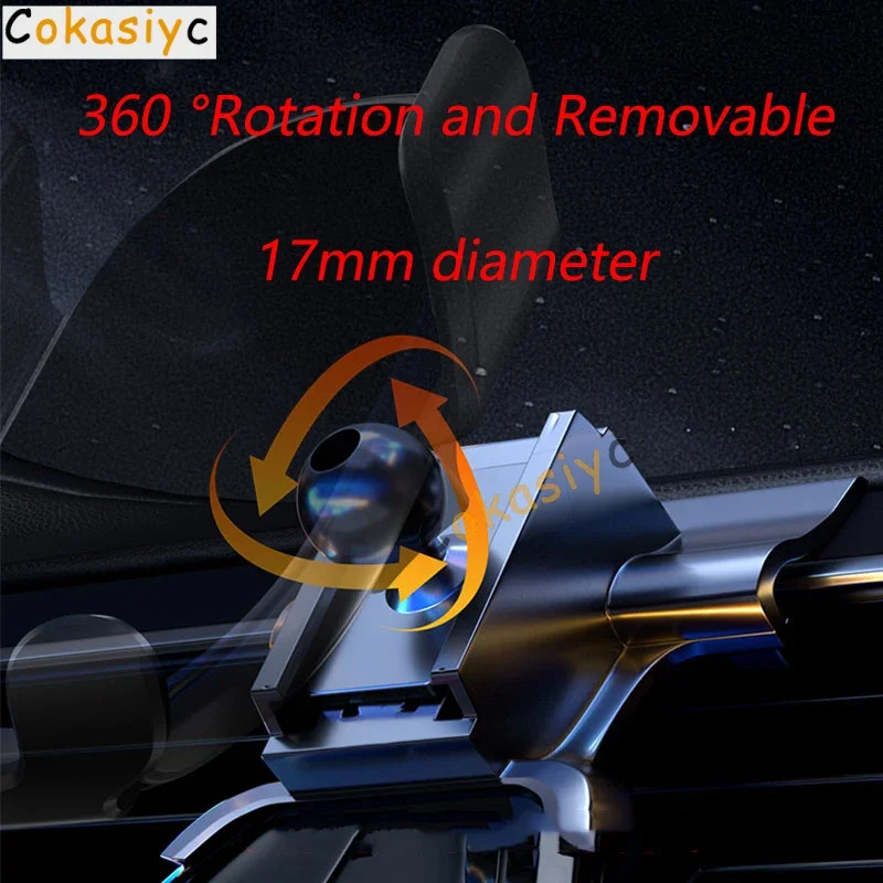 Car Phone Holder GPS Supporting Fixed Bracket Air Outlet Base Accessories 2010- 17mm Special Mounts For Volkswagen Tiguan
